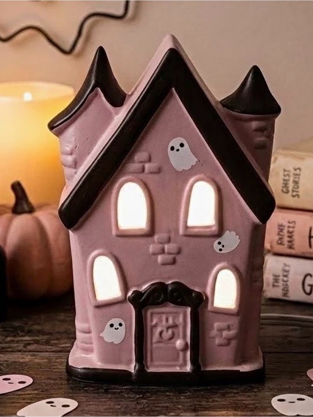 🎀 VIRAL Kirkton House Spooky Pastel 👻Pink Haunted House Electric Wax Warmer